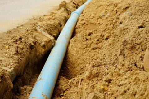 Replace the sewer line